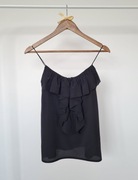 Elegancki top z żabotem H&M 34 XS