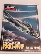Mały Modelarz 8-9/98 FOCKE-WULF Fw 189 UHU