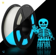 TECBEARS Świecący w ciemności filament PETG do drukarki 3D, 1,75 mm