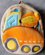 Plecak dla przedszkolaka auta pojazdy budowlane