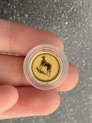 Lunar I Rok psa złoto 1/20 oz Au 9999 2006 Perth Mint