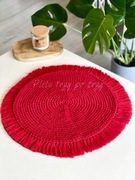 Obrus serweta na stół boho pod talerz ze sznurka 