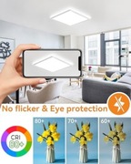 Lampa sufitowa plafon led Włochu kwadrat 42 cm 36w 4200lm