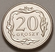 20 gr groszy 2017r. mennicza