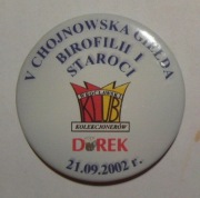 OTWIERACZ DO BUTELEK PIWO BROWAR CHOJNOWSKA GIEŁDA BIROFILII I STAROCI 2002