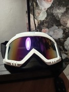 Gogle narciarskie szerokie białe 