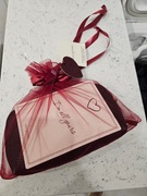 Walentynka serce Kosmetyczka Cholewiński skórzana mała czarna