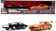 JADA FAST AND FURIOUS DODGE CHARGER R/T TOYOTA SUPRA TWIN PACK 1:32