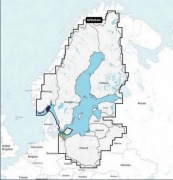 Mapa do echosondy Navionics 644L Platinium + M. Bałtyckie
