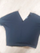 Bluzka kimonowa z rękawem 3/4. Czarna.