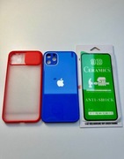 2 Nowe Etui, Case, Obudowa iPhone 11 PRO MAX, szkło ekran