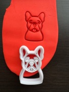 Foremka do masy solnej pies Buldog Francuski 6cm