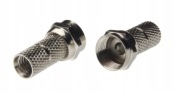 Wtyk F wkręcany na kabel RG59 długość 18 mm 2 szt. w zestawie