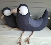 Wyjątkowa pluszanko-poduszka  Ptak z 100% bawełny