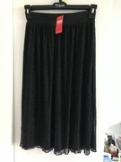 Spódnica czarna S 36 midi plisowana elegancka