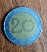 Algieria 20 dinarów 1993