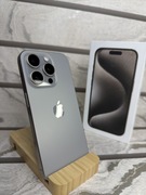 iPhone 15 Pro/Natural Titanium/100% Kondycji/Super Stan/Gwarancja
