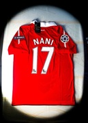 (S) Nani 17 Manchester United 2010/2011 Jersey Nowa Koszulka Liga Mistrzów