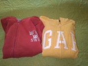 2 bluzy dresowe r. 134