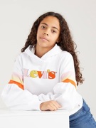 Levi's bluza z kapturem biala bufiasta 158