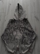 Bluza Cropp L oversize z kapturem szara