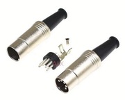 Wtyk metalowy DIN 5 pin