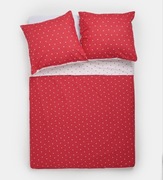 Pościel walentynkowa dwustronna w serduszka 100% bawełna 160x200cm