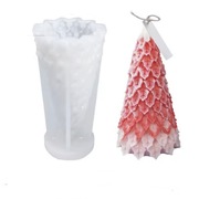 Duża CHOINKA Bożonarodzeniowa forma silikonowa 15.4*8 do odlewów Świec 