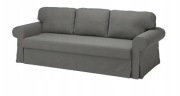 NOWE IKEA VRETSTORP POKRYCIE SOFY ROZK 3 OS HAKEBO SZARY POKROWIEC ORYGINAŁ