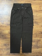 Spodnie jeansowe cargo bojówki szerokie straight jeans BlueEffect 158 12 13