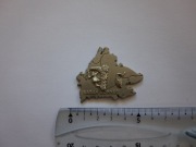 Magnes na lodówkę - 452g. SABAH BORNEO Metalowa mapa