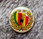 Odznaka Korona Kielce klubowa 40 lat 
