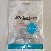 20X KOŃCÓWKI WTYKI RJ45 UTP KAT.6 Z PROWADNICĄ