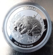 2023 - Australijski Wombat 1 uncja srebra