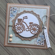 Kartka z rowerem na 18, 20, 30, 40, 50 urodziny