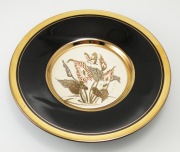 Talerzyk ozdobny czarno złoty
