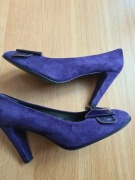 Hego's 40 nowe buty na obcasie Hegos fioletowe 