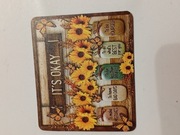 Magnes na lodówkę Słoneczniki 7x6 cm