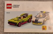 Lego instrukcja do LEGO CITY 60415, 60002, 60104, 60314