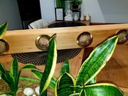 Wood&Decor Kinkiet lampa drewniana nad lustro 