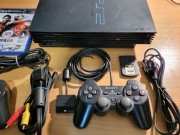 Sony PS2 SCPH-30004 2xPad Karta pamięci Kable Fifa Komplet