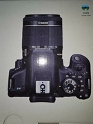 LUSTRZANKA CANON 750D + OBIEKTYW CANON 18-55MM + akcesoria