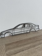 Dekoracja Ścienna BMW E39 Sylwetka Samochód Ozdoba Na Ścianę Prezent