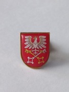 Herb powiat Wadowicki przypinka pin odznaka wpinka
