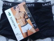 Lacoste Bokserki czarne rozmiar M 3 szt, patrz fotki i opis 