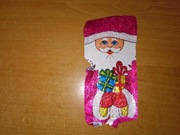 Figurka mikołaja czekolada mleczna świąteczna puste opakowanie