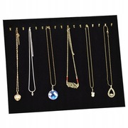 Organizer na biżuterię  – stojak na naszyjniki i bransoletki, welur, czarny