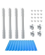 Nuasol Zestaw montażowy do paneli słonecznych do dachu z blachy trapez