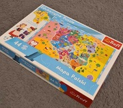 Puzzle edukacyjna mapa Polski
