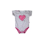 Body szare  z serduszkiem MROFI Bawełna 74